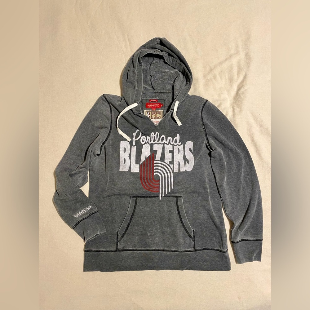 Mitchell & Ness Hardwood Classic Portland trailblazers W sweatshirt size XL